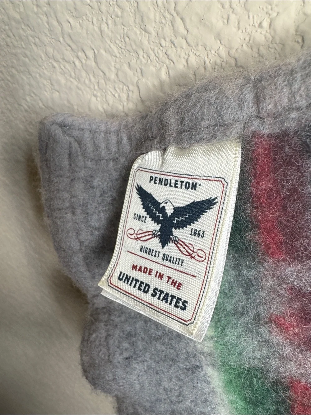 Pendleton Beaver State “Chief Joseph” Wool Blanket Geometric Multicolor